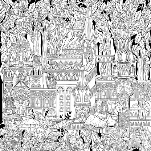 MYTHOGRAPHIC COLOR AND DISCOVER: ENCHANTED CASTLES - ATTANASIO. FABIANA